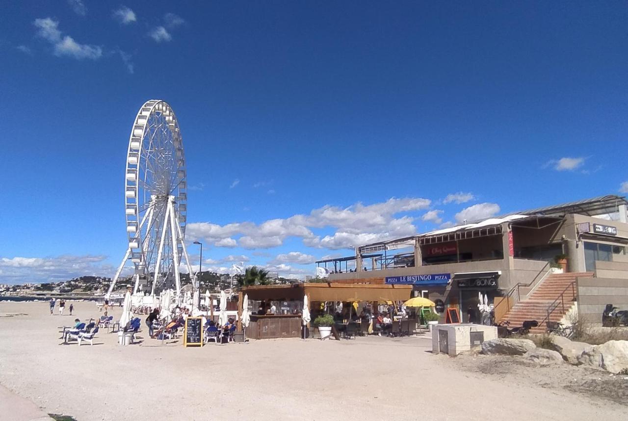 Sun Escape, Appart Renove Climatise 3 Pieces 4-6 Pers, 350M De La Plage Marsella Exterior foto