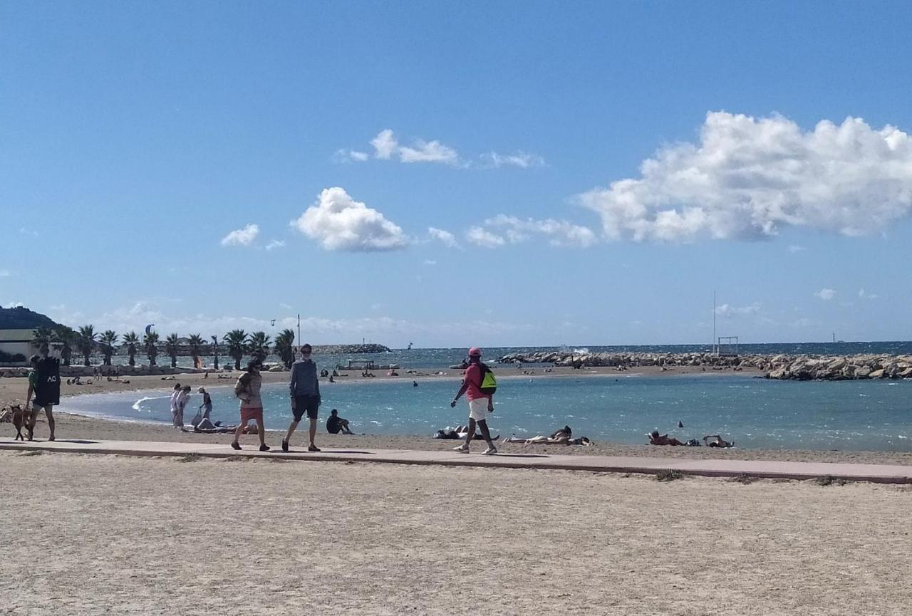 Sun Escape, Appart Renove Climatise 3 Pieces 4-6 Pers, 350M De La Plage Marsella Exterior foto