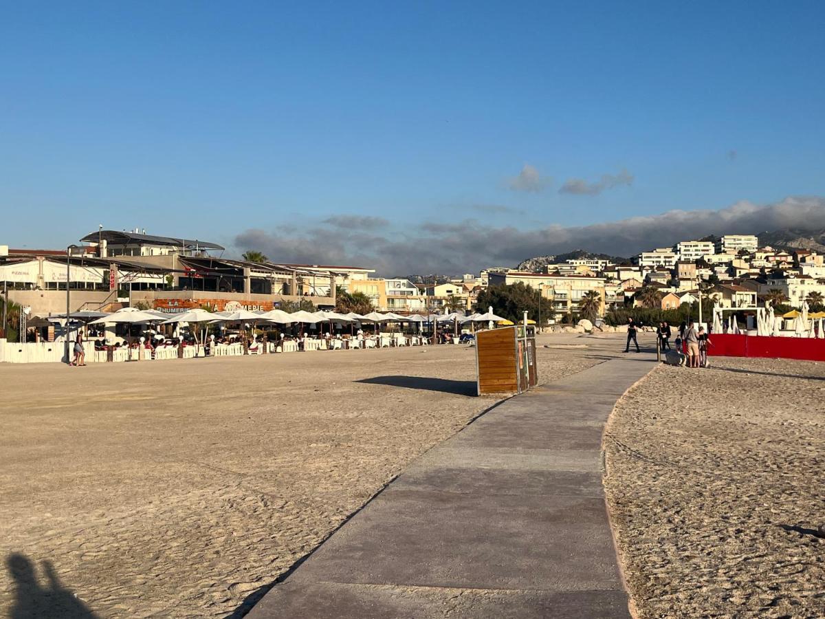 Sun Escape, Appart Renove Climatise 3 Pieces 4-6 Pers, 350M De La Plage Marsella Exterior foto