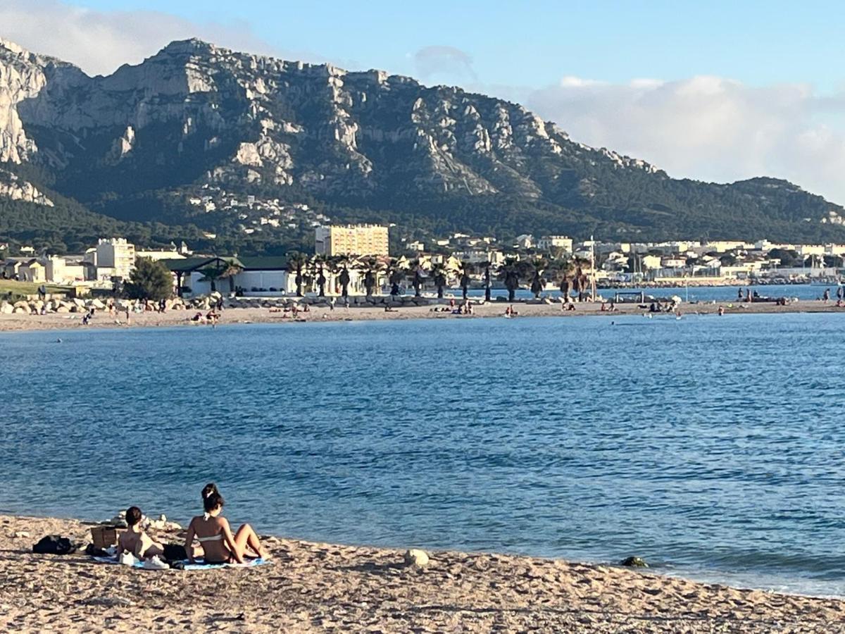 Sun Escape, Appart Renove Climatise 3 Pieces 4-6 Pers, 350M De La Plage Marsella Exterior foto